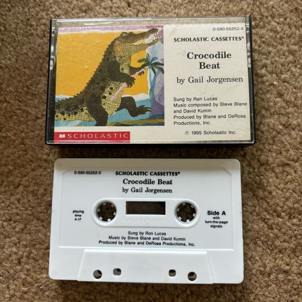 Scholastic Cassettes Crocodile Beat By Gail Jorge son Cassette